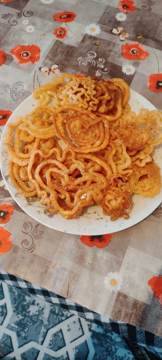 Jalebi yaptım nasıl olmuş?