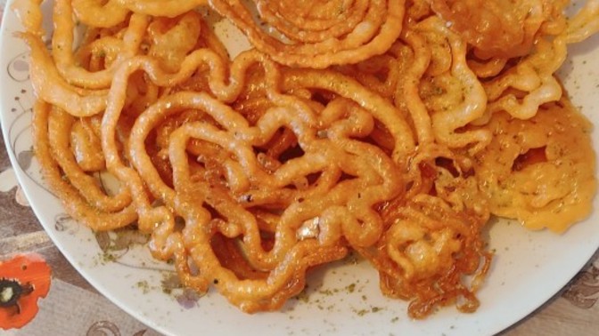 Jalebi yaptım nasıl olmuş?