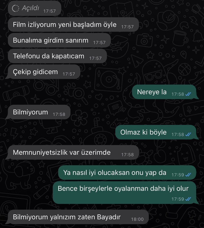 Niye böyle oldu, ayrılmaya yol açıyor olabilir mi?