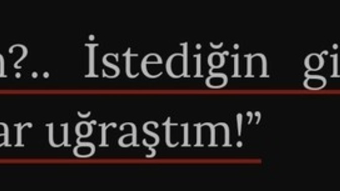 Biri için değiştin mi?