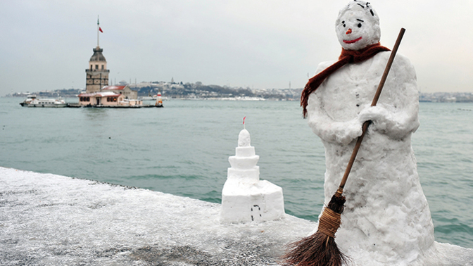 İstanbul Beylikdüzü'ne lapa lapa kar yağıyor! ❄ Sizin oralarda kar var mı?