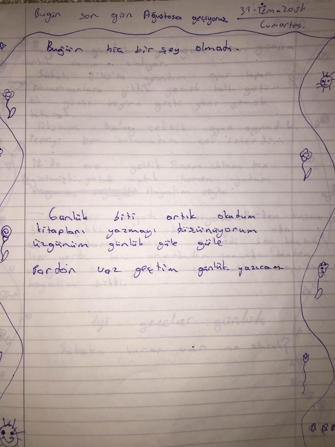 Çocukken günlük tutar mıydınız 😁?
