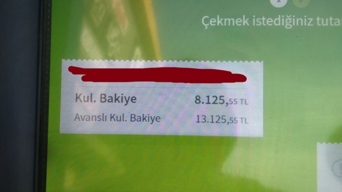 Avanslı kullanabilir bakiye ne oluyor?