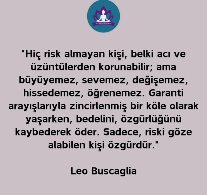 Kendi konfor alanınızdan çıkabilecek kadar risk almaya cesaretiniz var mı?