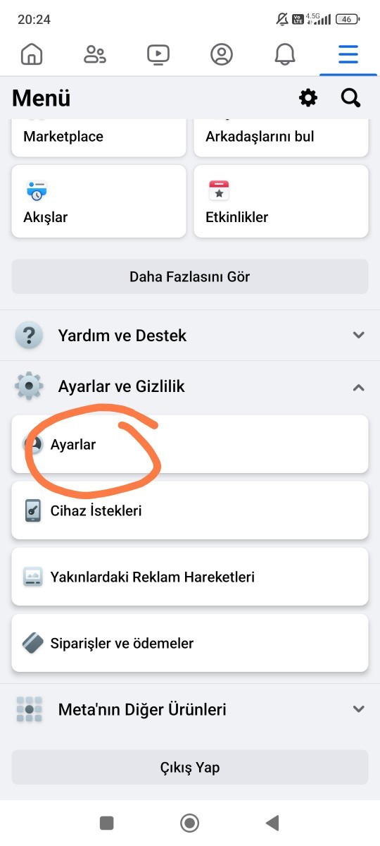 Facebook ve Messenger hesabım kapatıp silmek istiyorum bulamadım nasıl yapabilirim?