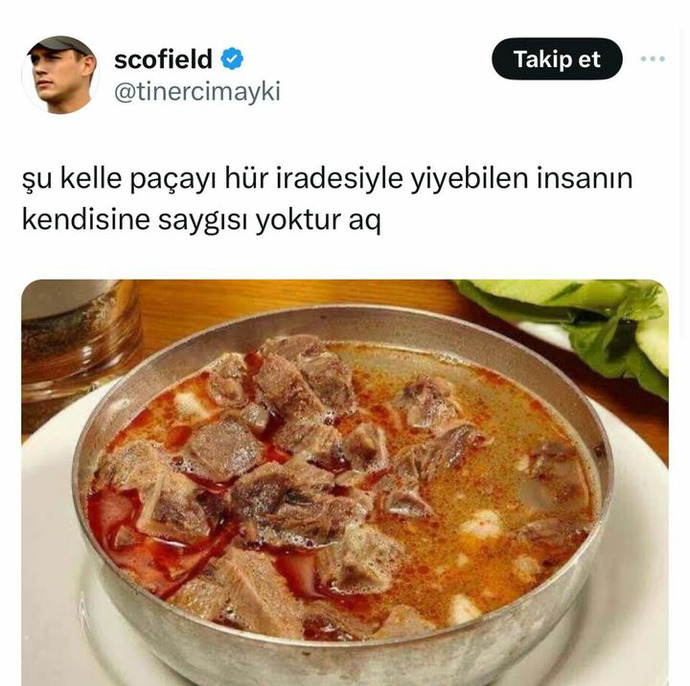 Kelle paça çorbasını sever misiniz?