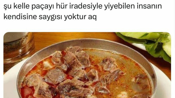 Kelle paça çorbasını sever misiniz?