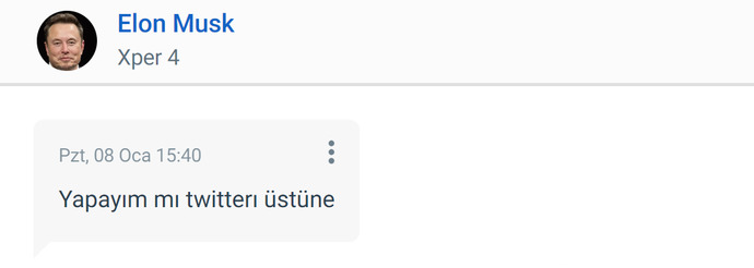 Şimdi kim size mesaj atsa mutluluktan uçardınız?