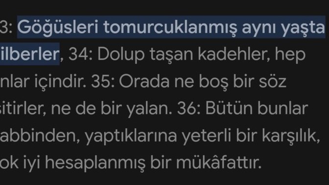 Şu ayeti yorumlayacak var mı?
