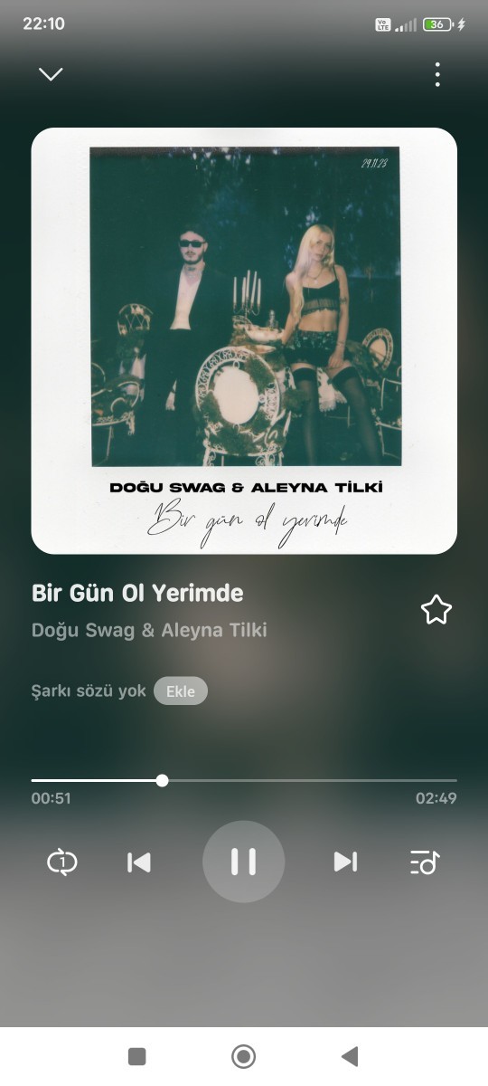 Anlık olarak ne dinliyorsunuz?