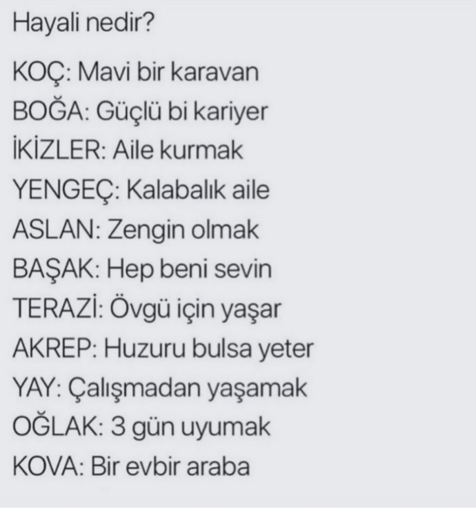 Yay burcu olarak hayalimi yaşıyorum 😂