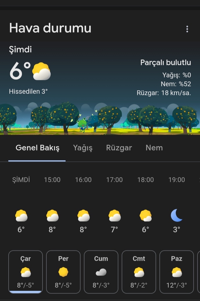 Sizin orada hava ne kadar soğuk?
