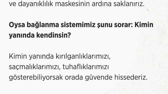 Kimin yanında kendinsin?