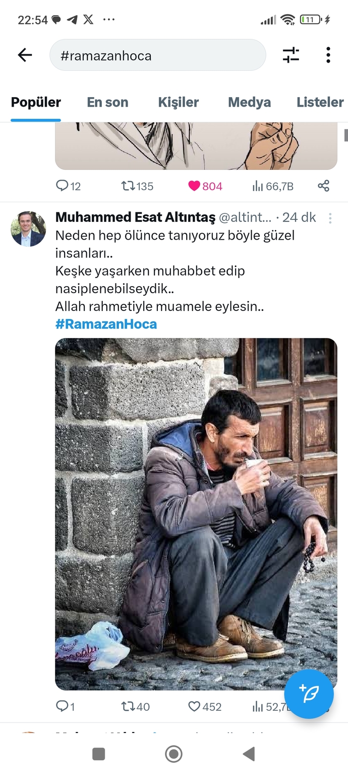 Ramazan hocayi kim öldürmüş olanilir ?
