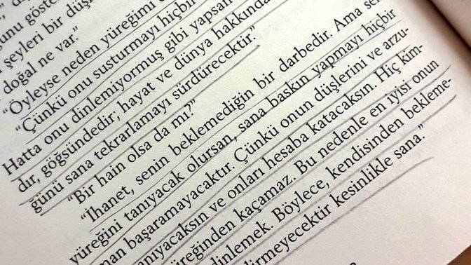 Kitap okurken altını çizenlerden misiniz?