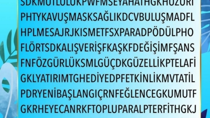 Gördüğün ilk 3 kelime  Şubat'ta sizinle olsun, kelimeleriniz nedir?