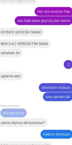 Hastanelik oldum ve verdiği tepki beni düşündürdü. Değer görmüyor muyum?