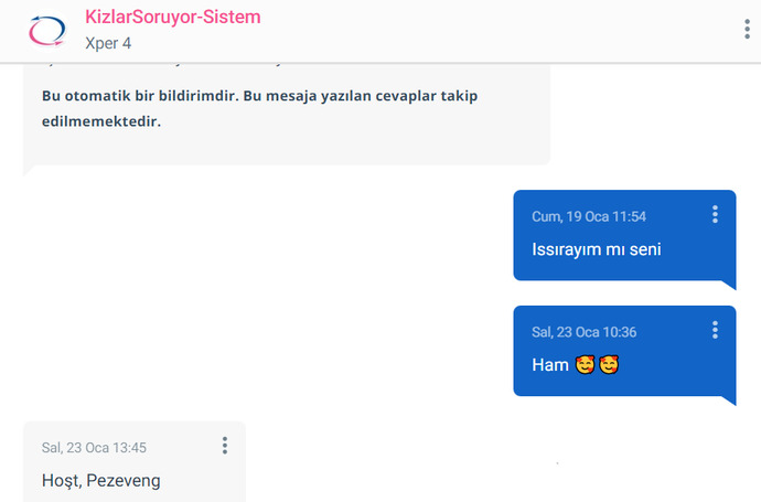 Sosyal medyada sadece sanal seks için konuştuğunuz biri var mı?