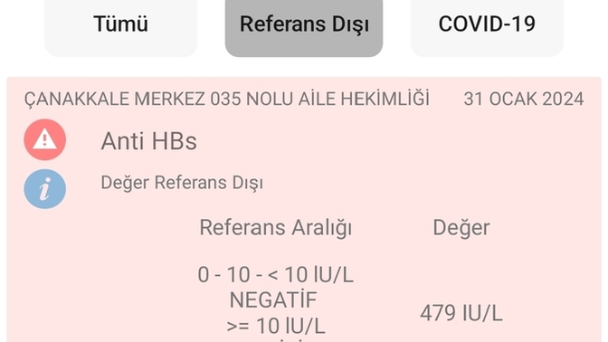 Nikah için dün kan verdim sonuç?