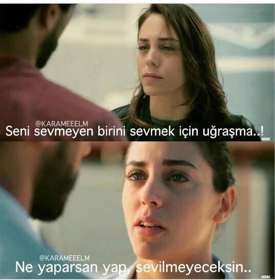 Sevdiğin ile olamıyorsan, seni seven ile olur musun?