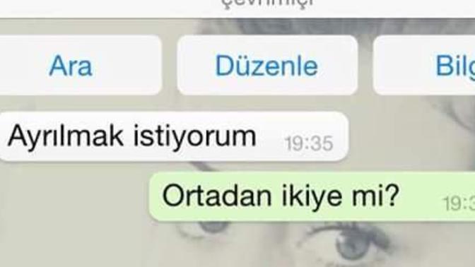 “Ayrılmak istiyorum" diyen kişiye verilebilecek en güzel cevap nedir?