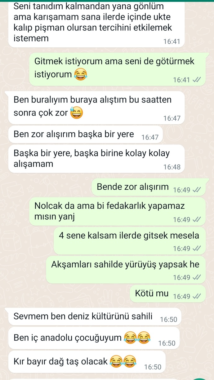 Sevdiğiniz kişi için yaşadığınız yeri değiştirir misiniz, değiştirmiyorsa sevmiyor mudur?
