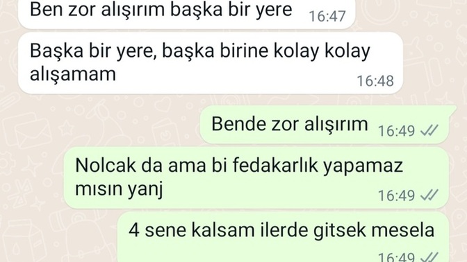 Sevdiğiniz kişi için yaşadığınız yeri değiştirir misiniz, değiştirmiyorsa sevmiyor mudur?
