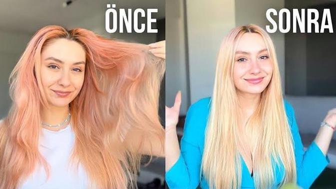Saçtaki boyayı akıtmak için hangi doğal yöntemleri uyguluyorsunuz?