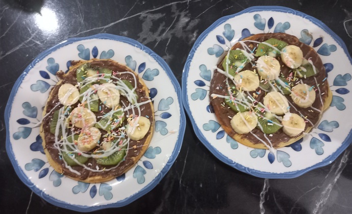 Kurabiye ve waffle yaptım çocuklara nasıl görünüyor?