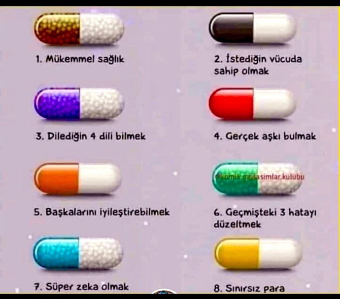Sadece iki tane seçeceksin? Hangileri?