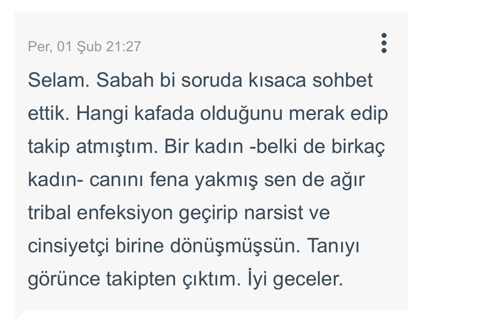 Feminist kızların tacizci olması. Şu yaşadığım şeye bakar mısınız?