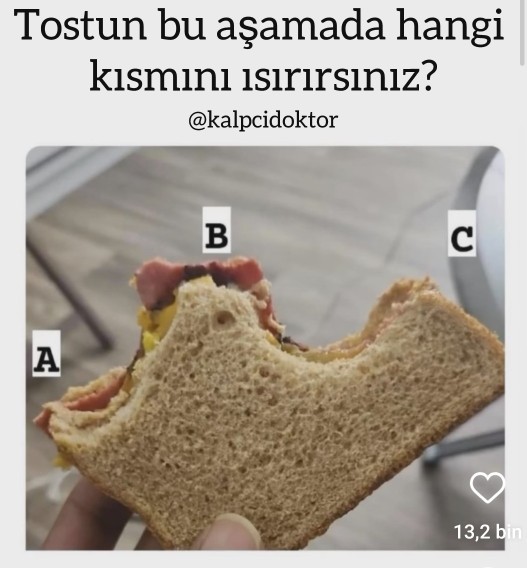 Tost ekmeğini nasıl yiyirosunuzz?