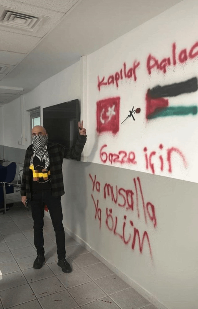 Filistinci teröristler asgari ücrete calisan Türkleri esir aldi?