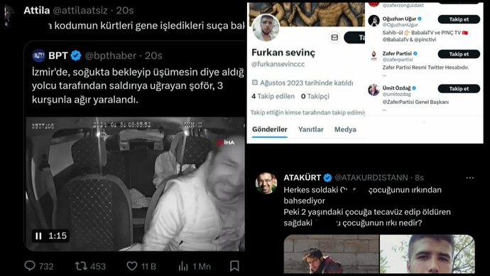 Milliyetçi diye geçinen bazı Türklerin Taksici cinayeti üzerinden Kürt milletine hakaret ettiğini gördüm. Bu kitle neden böyle ki?