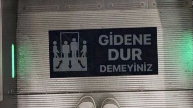 Gidene dur denir mi?