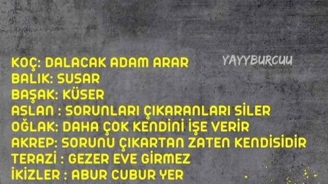 Burçlar sorunları olduğunda bakın ne yapıyormuş?