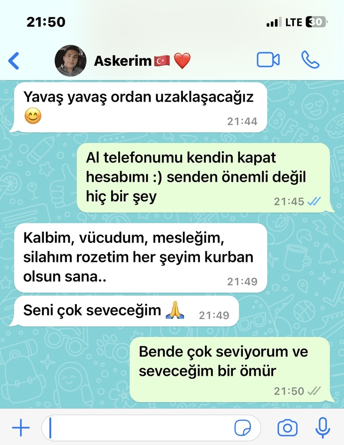 Mesajıyla kalbinizi ısıtan biri var mı?