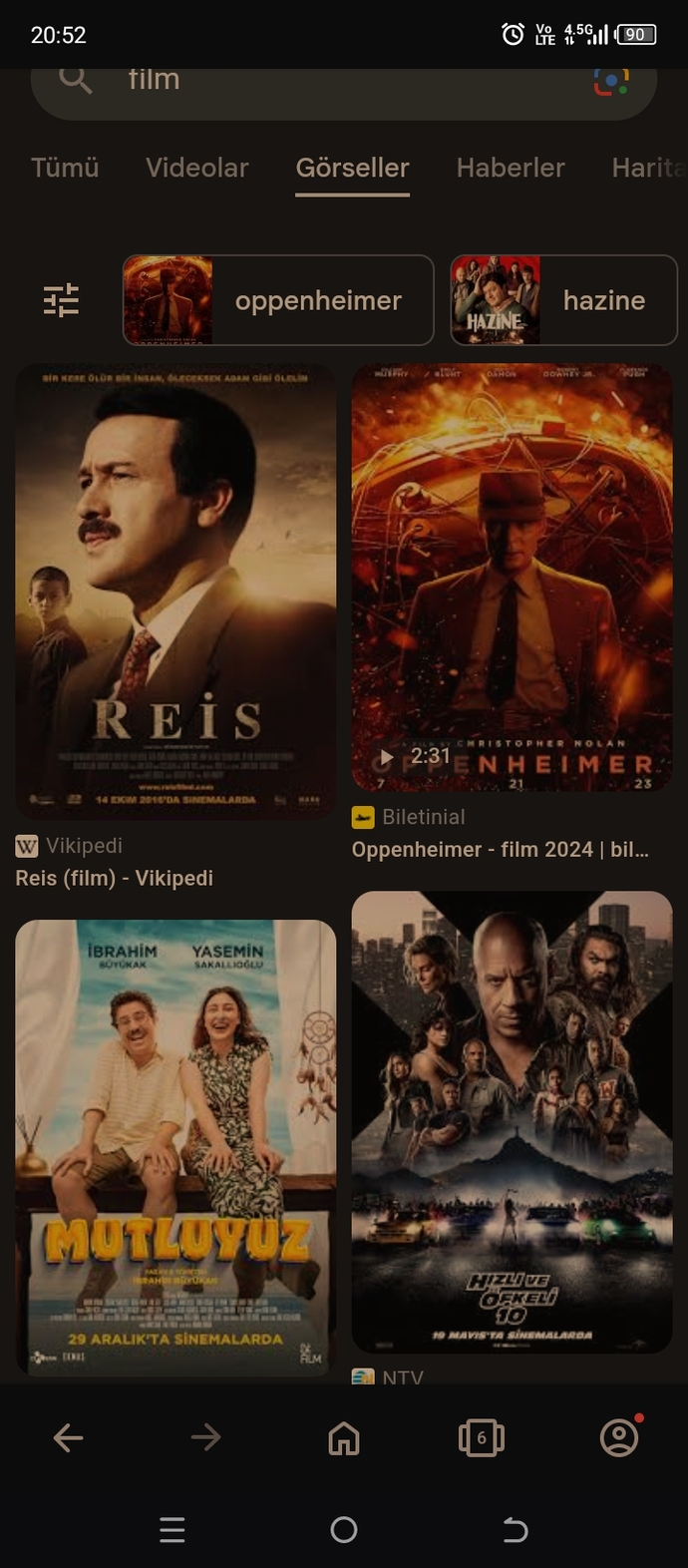 Şu an hangi filmi/diziyi izliyorsunuz?