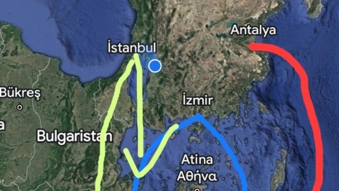 Ansızın bir gece vakti yunanistana s*baş açsanız nasıl bir yol izlersinizi?