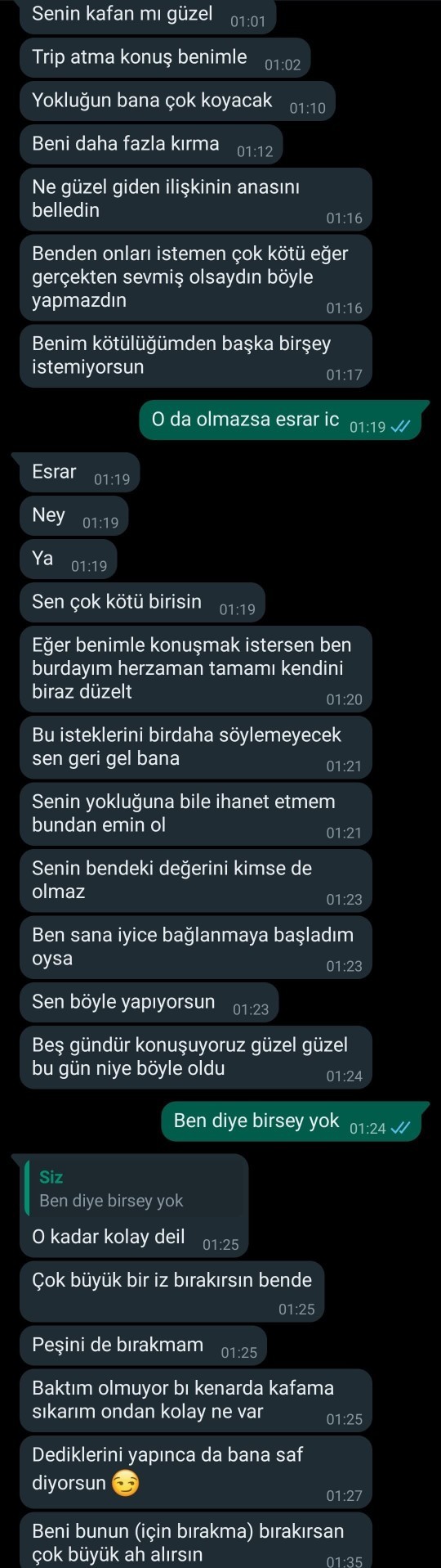 Beni gercekten seviyormu?