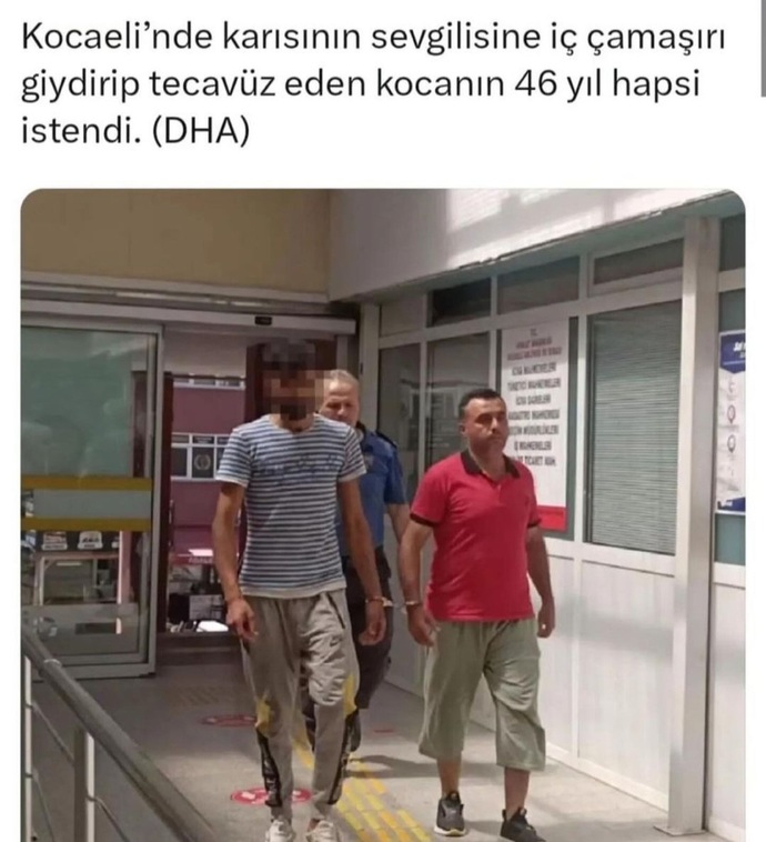 Zor mu boşanmak pislik yapıyorsun hayvan, adamı darp edip soyup çamaşır giydirip tecavüz ediyor kayda alarak