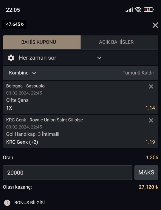 5+7 yaptık simdi de 20+27 bin yapacağızmi bakalım?