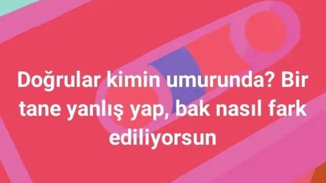 Tek yanlış tüm doğruları götürür mu?