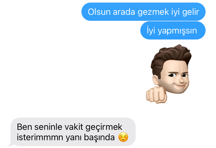 Baş başa vakit geçirmek istediğiniz birisi var mı?