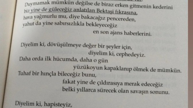 En sevdiğiniz şair ve şiir nedir?