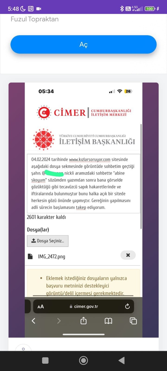 Sizce bana böyle hakkı var mı?