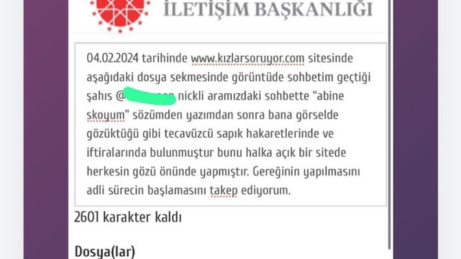 Sizce bana böyle hakkı var mı?