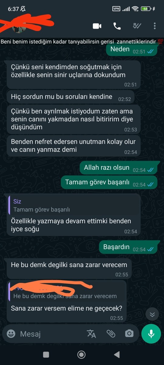 Tehdit eden eski sevgili?