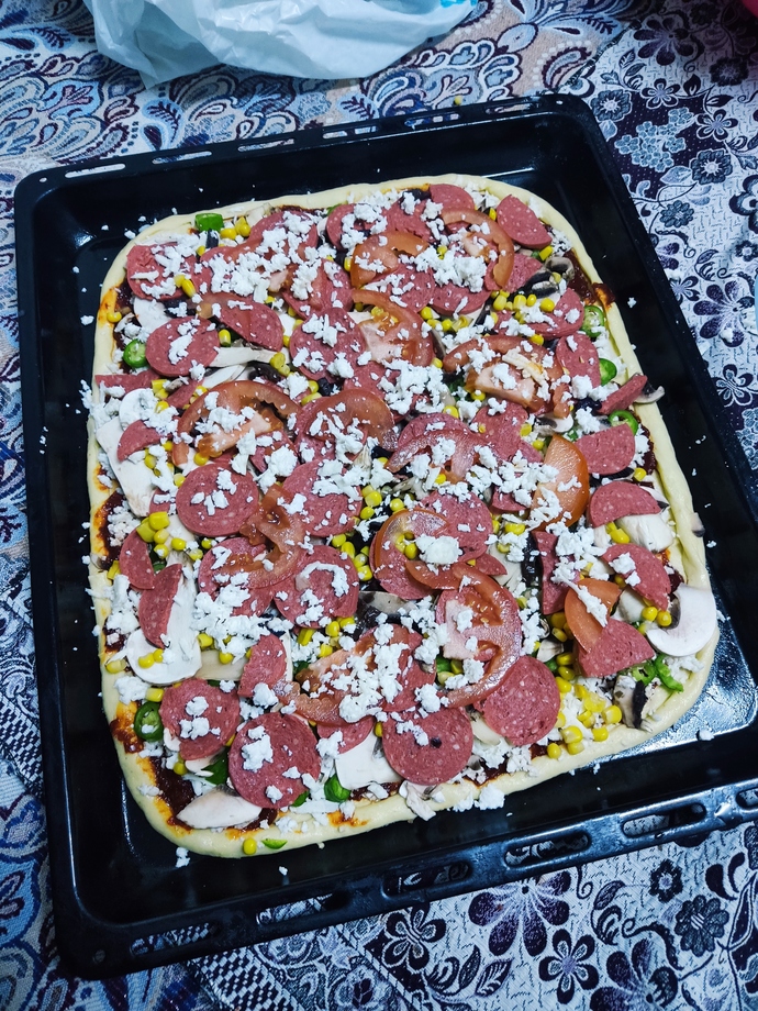 Dün akşam yaptığım pizza nasıl olmuş?