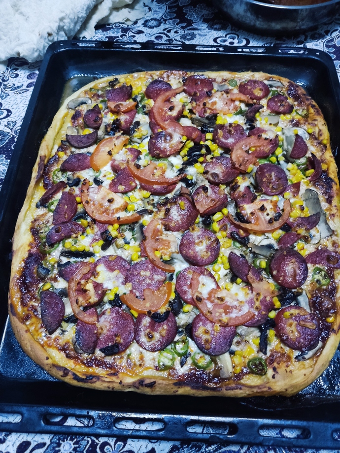 Tadı şuana kadar yediğim çoğu pizzadan daha güzel olmuştu